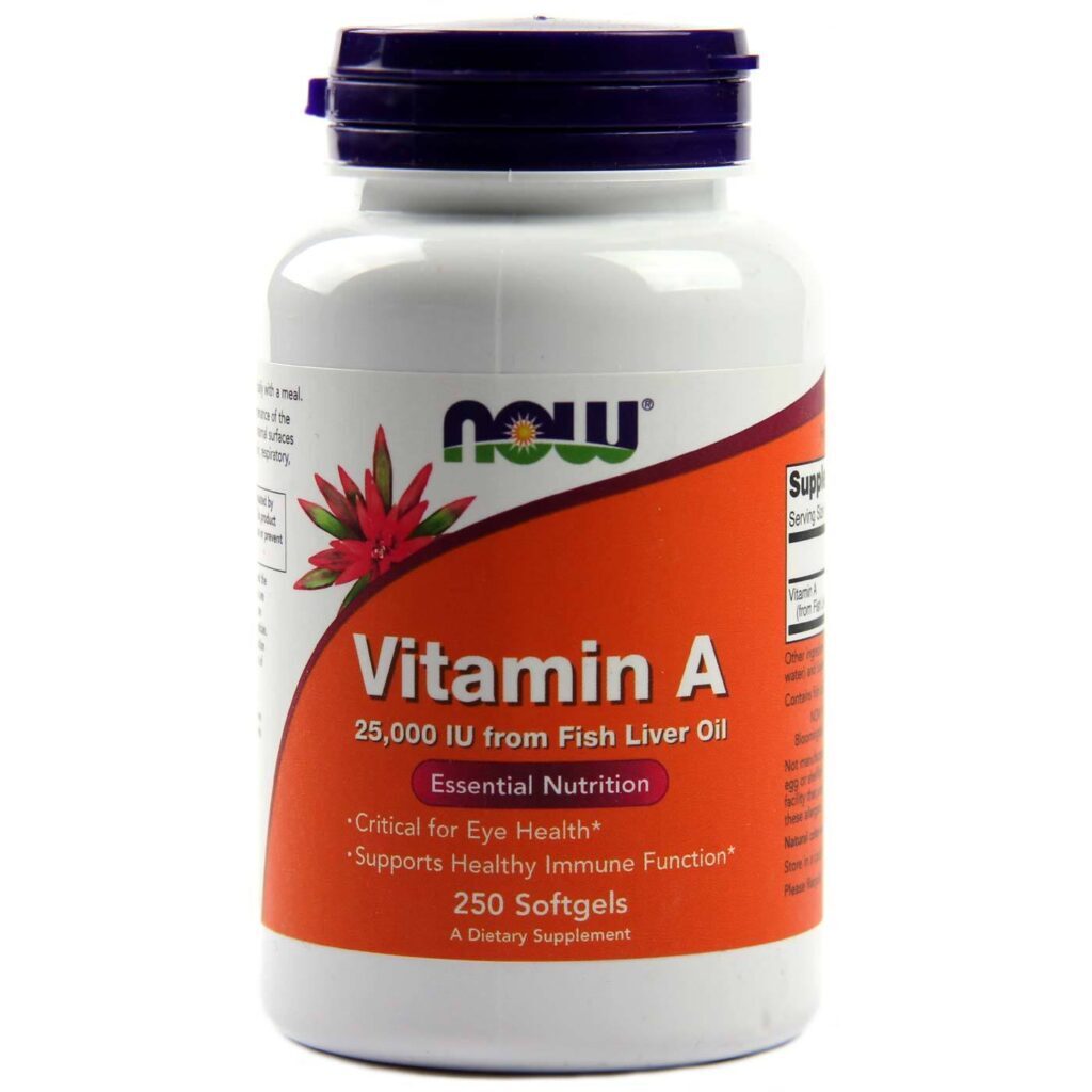 Now Foods Vitamina A 25.000 UI - 250 Cápsulas Gel: Essencial para Visão e Imunidade no Brasil