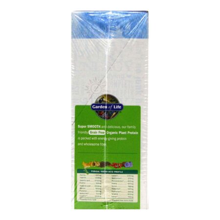 Garden of Life, Proteína Vegetal Orgânica, Baunilha Suave - 5 Pacotes (26g Cada) 130g Total - Image 2