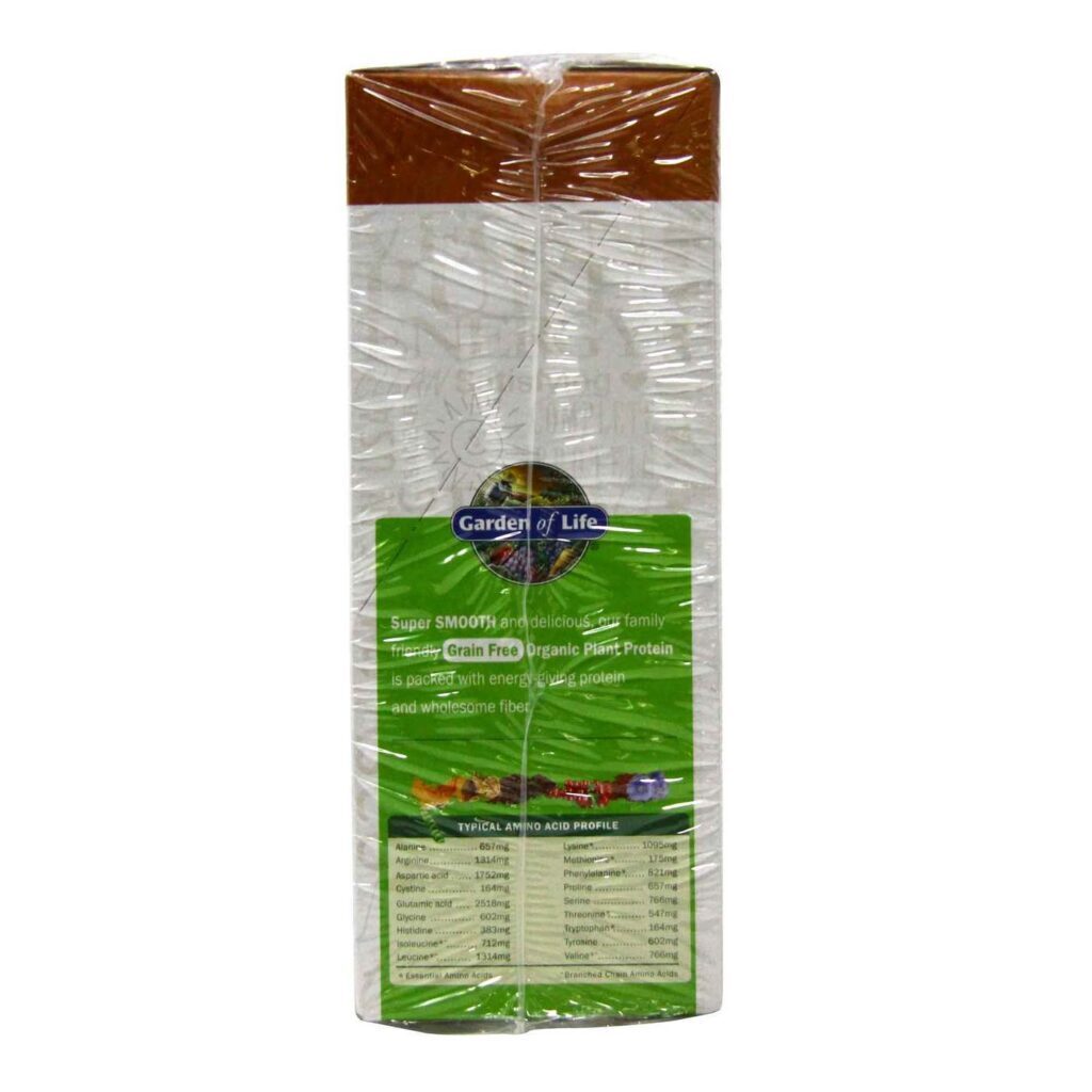 Garden of Life Proteína Vegetal Orgânica - 5 Pacotes de 28g Cada (1 oz) - Imagem 2