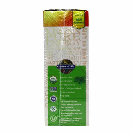 Garden of Life, Proteína Vegetal Orgânica, Energia Suave - 5 Pacotes - 24 g (Cada) - Image 4