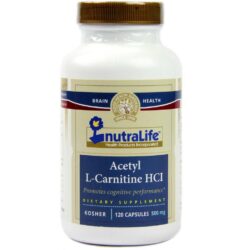 NutraLife Acetil L-Carnitina HCL 500mg 120 Cápsulas: Energia e Performance para Brasileiros