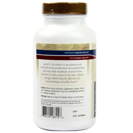 NutraLife, Acetil L-Carnitina HCL - 500 mg - 120 Cápsulas - Image 3