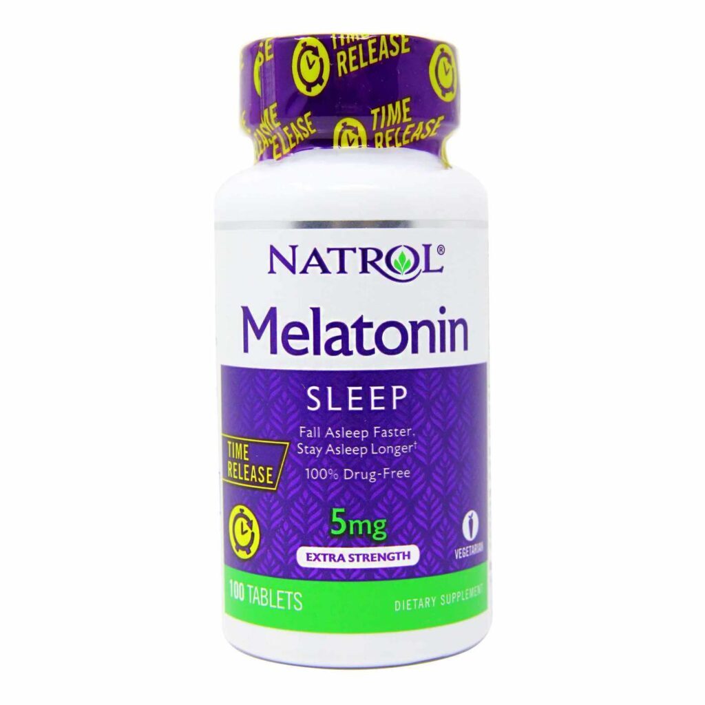 Natrol Melatonina 5mg Liberação Lenta 100 Tabletes: Sono Reparador Para Você