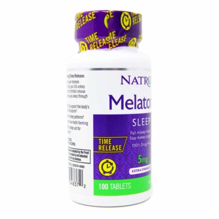 Natrol Melatonina 5mg Liberação Lenta - 100 Tabletes - Image 2