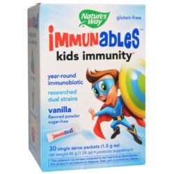 Nature's Way Immunables Kids Immunity Baunilha - 30 Sachês para Imunidade Infantil