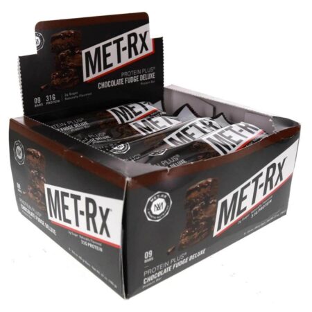 MET-Rx Proteína mais Barras, Chocolate Fudge Deluxe - 9 Barras - Image 3