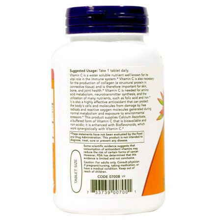 Now Foods C-1000 Complex Buffered 1000 mg 90 Tablets - Image 3