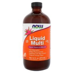 Now Foods Multivitamínico Líquido Sabor Laranja - 473 ml: Vitalidade Diária para Brasileiros
