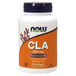 CLA 800mg Now Foods - 90 Cápsulas Gel | Auxílio Gestão de Peso