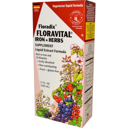 Floradix, Floravital® - Ferro de Ervas - 500mL