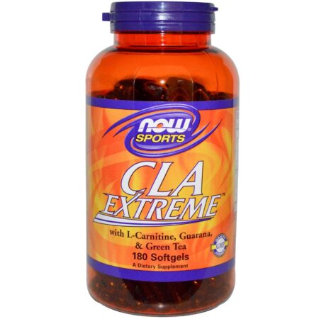 Now Foods, CLA Extreme™ com L-Carnitina, Guaraná e Chá Verde - 180 Cápsulas em Gel