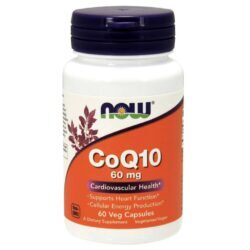 Now Foods CoQ10 60mg: Coenzima Q10 para Energia e Saúde Cardiovascular no Brasil