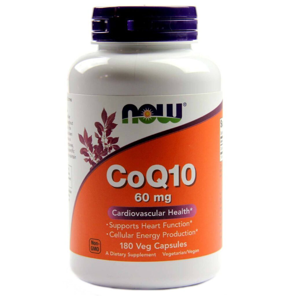 Now Foods CoQ10 60 mg - 180 Cápsulas Vegetarianas: Energia e Saúde Cardíaca
