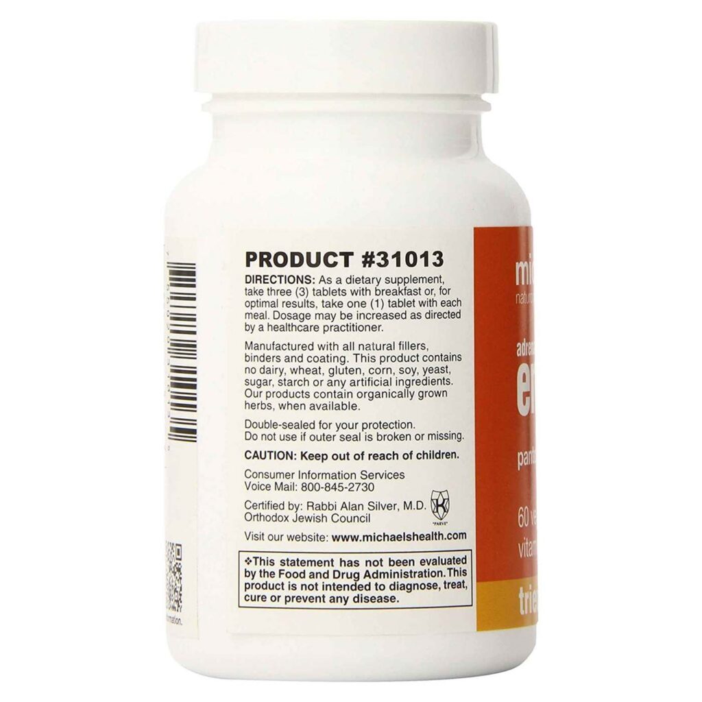 Michael's Suporte Adrenal Xtra Energia™ - 60 Tabletes: Vitalidade e Foco para o Seu Dia - Imagem 2