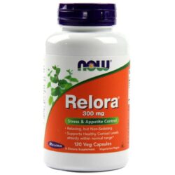 Relora 300mg Now Foods 120 Cápsulas Vegetarianas: Alívio Natural para o Estresse