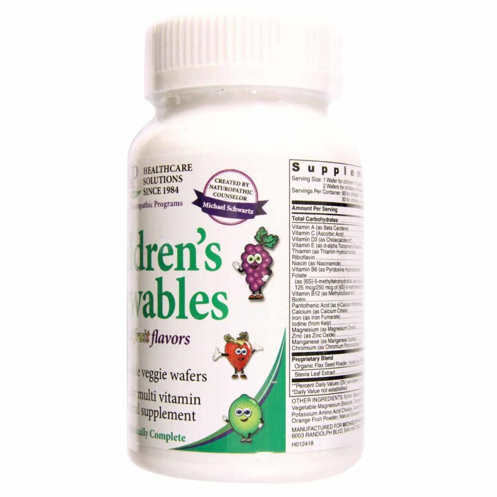 Michael's Multivitamínico Infantil - 60 Pastilhas Mastigáveis para Crianças - Imagem 2