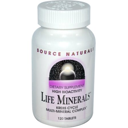 Source Naturals Vida Minerais 120 Tabletes