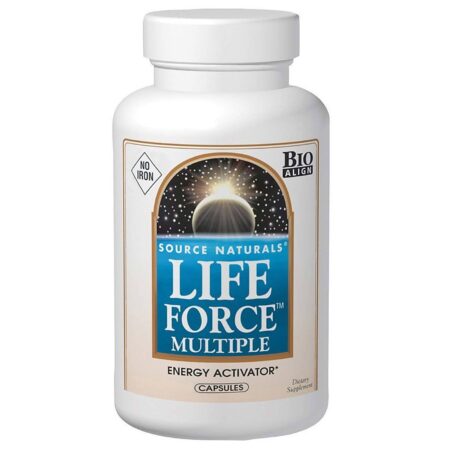 Source Naturals, Multivitamínico Life Force™, Sem Ferro - 120 Cápsulas