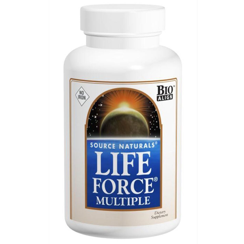 Source Naturals Life Force Multiplo 180 Cápsulas - Energia e Vitalidade para o Seu Dia