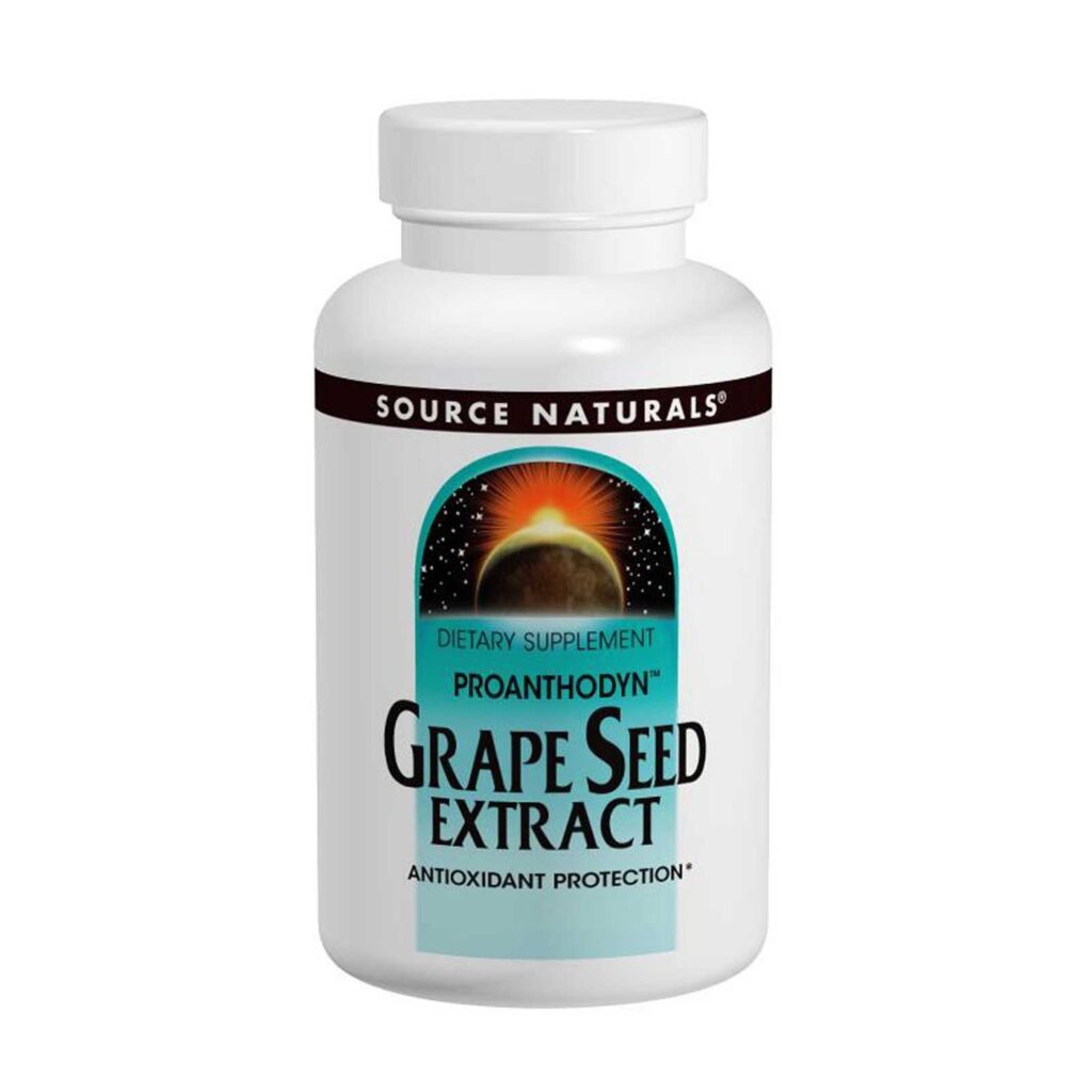 Source Naturals Proanthodyn Extrato de Semente de Uva 100mg 120 Cápsulas - Poder Antioxidante para sua Saúde