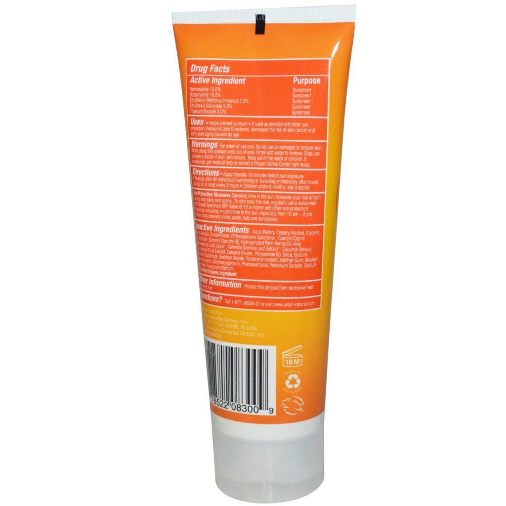 Jason Natural Cosmetics Protetor Solar Família FPS 45 - 113g (4oz) | Pele Protegida e Saudável - Imagem 2