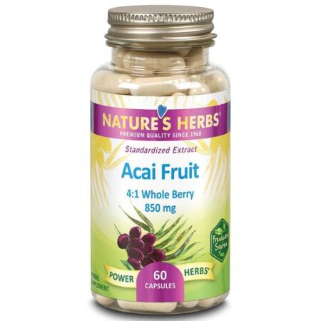 Nature's Ervas Acai Fruit Extract 60cap