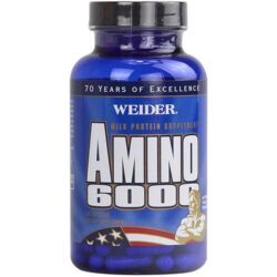 Weider Amino 6000 100 Cápsulas: Recuperação Muscular e Desempenho Otimizado