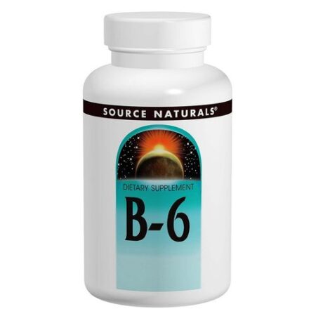 Source Naturals, Vitamina B-6 500 mg - 100 Tabletes