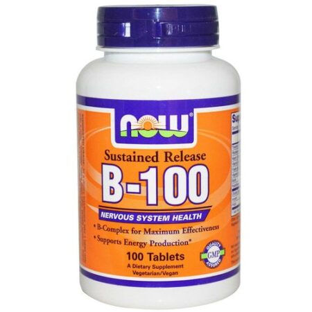 Now Foods, Vitamina B-100 - 100 Tabletes