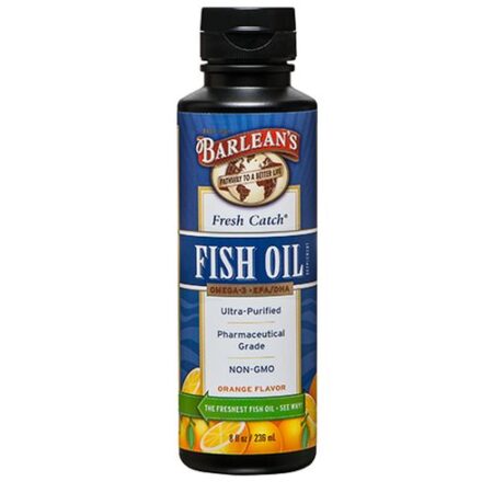 Barlean's Orgânico Oils Fresh Catch Peixe Laranja Oil 8 fl oz