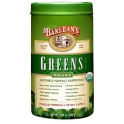 Barlean's Orgânico Óleo de Verde em Pó 264g - Nutrição Essencial