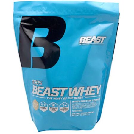 Beast Sports Nutrition 100% Beast Whey, Baunilha - 2 lbs