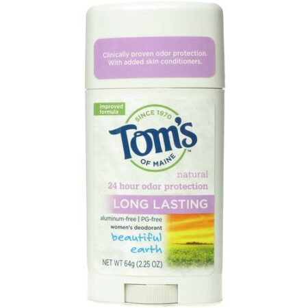 Tom's of Maine, Desodorante Natural Stick Longa Duração, Terra Bonita - 64 g (2,25 oz)