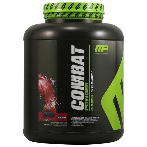 MusclePharm Combat Powder Triplo Berry 1.8kg: Proteína Pura para Máximo Ganho Muscular