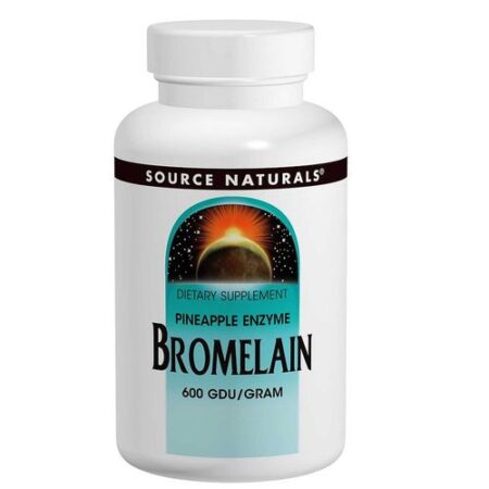 Source Naturals, Bromelaína 500 mg - 120 Tabletes