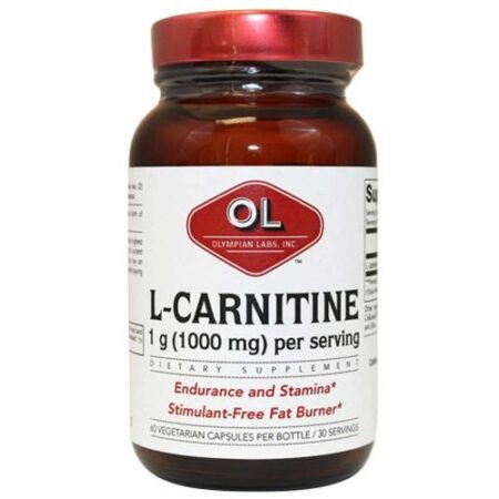 Olympian Labs, L-Carnitina - 60 Cápsulas Vegetarianas