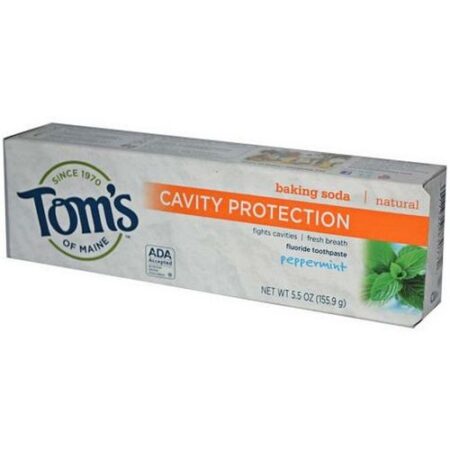 Tom's of Maine, Creme Dental com Flúor, Proteção Contra Cáries - 155.9 g