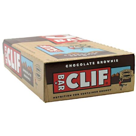 Clif Bar, Barra de Cereais Energética - Chocolate Brownie - 12 Barras