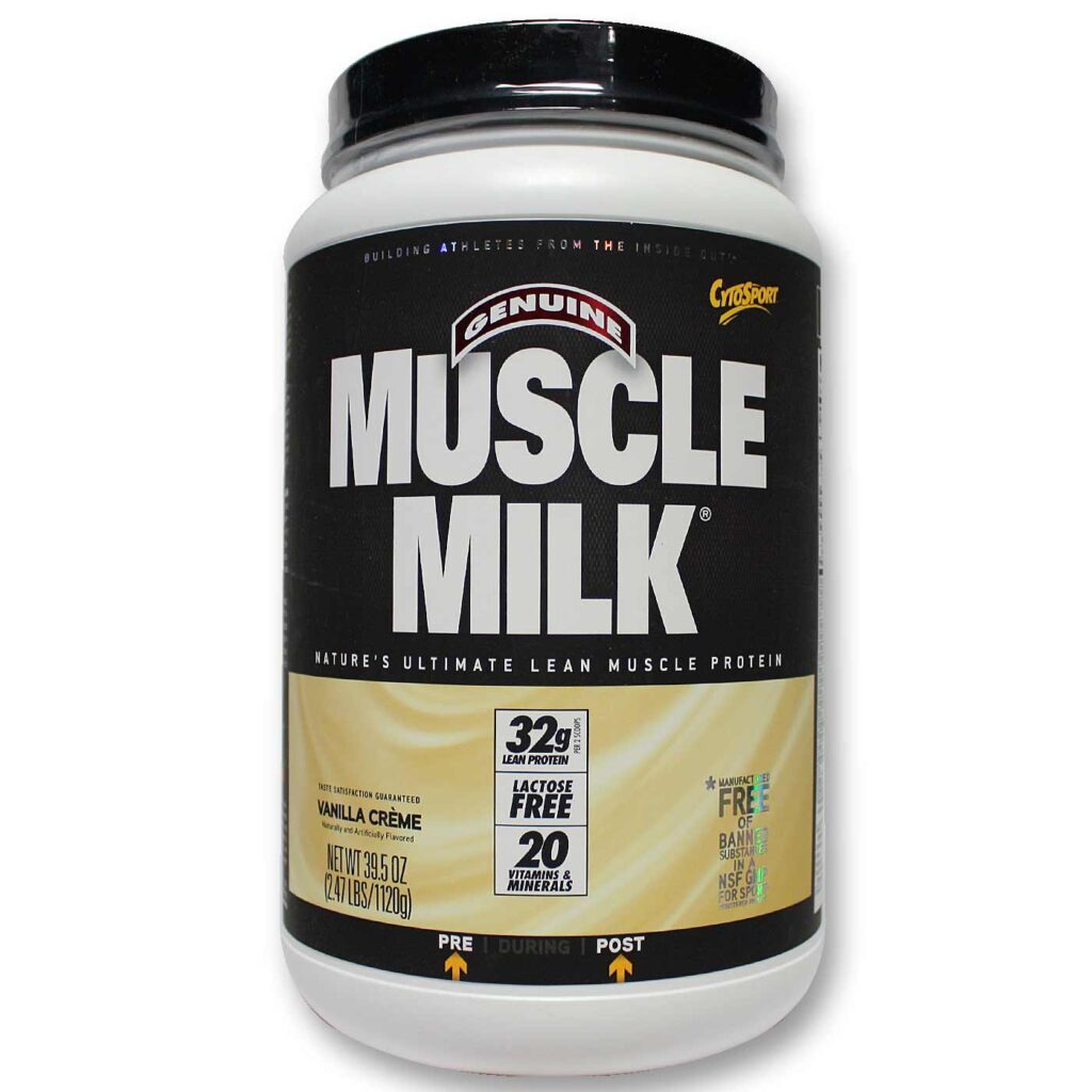 Muscle Milk® Creme de Baunilha - Mix de Proteínas CytoSport 1120g