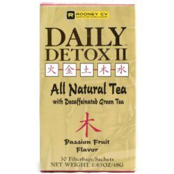 Daily Detox II Chá Verde Descafeinado Sabor Maracujá 30 Saquinhos
