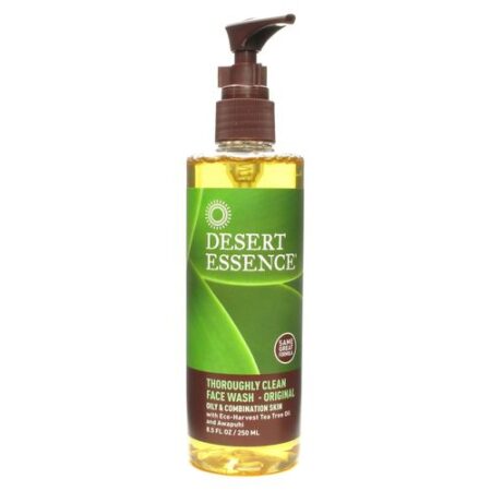 Desert Essence, Limpeza Facial Thoroughly Clean Face Wash - 250 ml (8 fl oz)