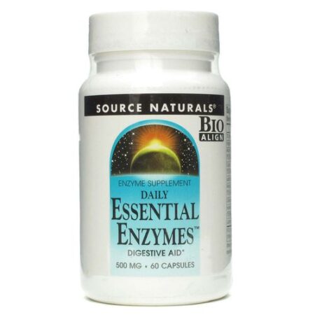 Enzimas Essenciais Diárias, Source Naturals - 60 Cápsulas