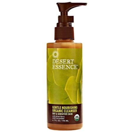 Desert Essence, Limpeza Facial Gentil e Nutritiva Orgânica - 195 ml (6,7 fl oz)