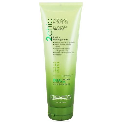 Giovanni Shampoo Ultra-Úmido 2chic - Abacate e Oliva - 250ml | Cabelos Sedosos