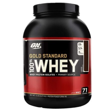 100% Whey Proteína Gold Standard Optimum Nutrition Coffee 5 lbs / 227 kg