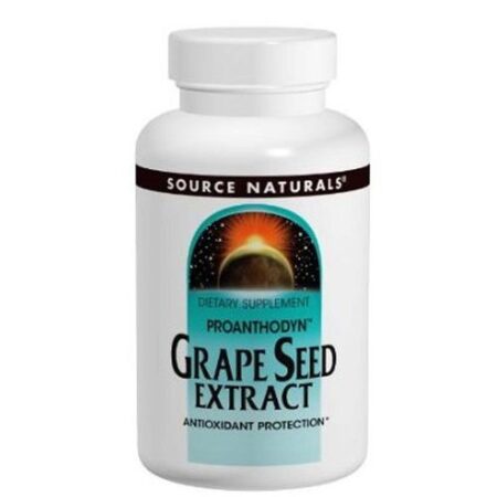 Source Naturals Extrato de semente de uva 200 mg 60 Tabletes