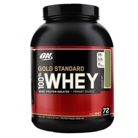 100% Whey Proteína Gold Standard Optimum Nutrition Chocolate Mint 5 lbs / 2.27 kg