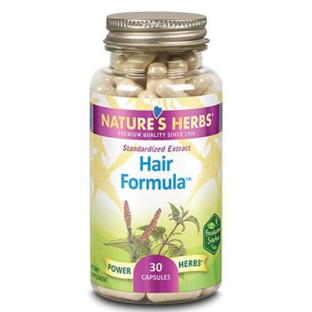 Nature's Herbs, Fórmula para Cabelo - 30 Cápsulas