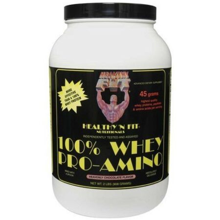 Healthy N Fit, 100% Whey Pro-amino - Chocolate - 2 lbs (908g)