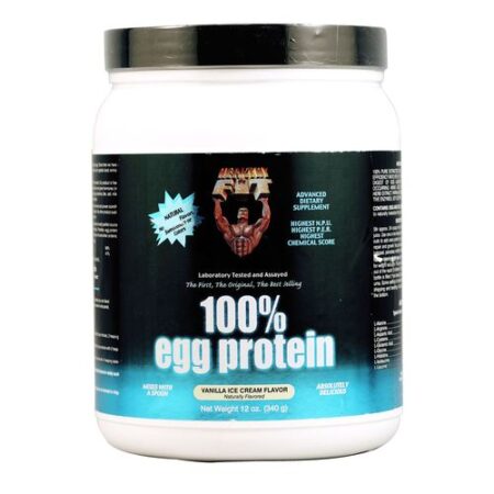 Healthy N Fit, 100% Proteína do Ovo em Pó, Creme de Baunilha - 340 g (12 oz)